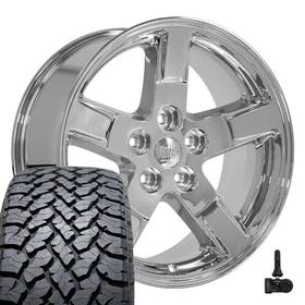 Oe Wheels 9513887 20x9 Chrome 2364 And 275/55r20 At Tires Set 5x139.7