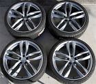 Oea01525722955130mdg-tires1 Aftermarket Products Set Matte Gunmetal Wheels Tires Pkg Audi Vw