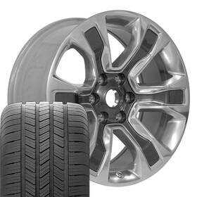 9513253 Oem Dg74 20x9 Gunmetal Oe Rims And 275/55r20 Goodyear Tires Set 6x139.7 19et