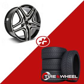 Oes Rm31209530 48 20 Inch Machine Black Wheels With Tires Fits Mercedes G550 G55 G63 G Wagon