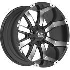 Offroad Black Machined Fitz Wheels Trail Blade Mt Tires