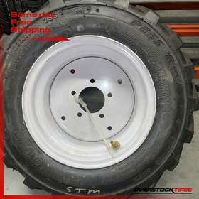 Otr 238.5012ss 1 New 23x8.50-12ss P355 R-4 6 Ply Tire And 12x Gray Steel Wheel
