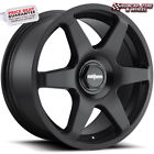 R113 Six Rotiform Matte Black Custom Wheels Rims Set Free Ship