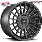 R142 Las-r Rotiform Matte Black Custom Wheel One Rim Free Shipping