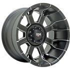 Rd11201265508-44bmw Herc-95268 Red Dirt Road Ironman Black Milled Lander Rims All Country