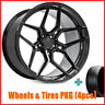 Rohanarh041-4 Rohana Staggered Gloss Black Wheels And Tires