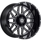 35x13.5r20lt Sc22 Scorpion Black Milled Rims Ridge Grappler Tires