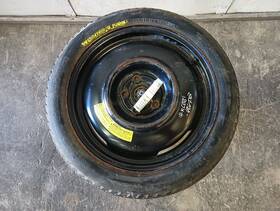 Subaru 560-68673b 16x4 Compact Spare Steel Wheel T135/70d16 Tire From 1999 Impreza 12109746