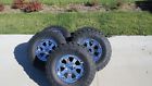 T-05 Tuff Offroad New Chrome Wheels Rims With Mud Tires Set