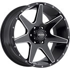 Ultra Black Milled Tempest Wheels Open Country Mt Tires
