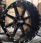 Xtreme Mudder Xm Wheels Black Rims Tires Lug Chevy Gmc