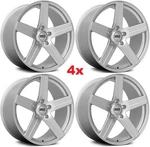 22 Wheels Rims Glossy Silver Staggered Offset Fondmetal Fits Bmw X5 X4 X3. Fixed Price $1195.00.