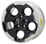 18" Jeep Wrangler Wheel Rim Factory Oem 9119 2013-2017 Polished Lip Black. Fixed Price $295.00.