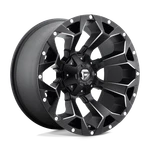 New 20X9 Fuel Assault Black & Milled Wheel/rim 8X180 8-180 20-9. Fixed Price $500.00.