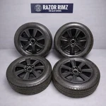 Volkswagen Transporter T5 Caravelle Black Oem Alloy Wheels 7H0601025K. Fixed Price $473.90.