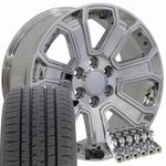 20" Rims Fit Silverado Sierra CV93 Chrome Dueler Tires Lugs Tpms 5661. Fixed Price $2533.36.