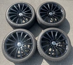 20" Mercedes Mbz Oem S550 S560 S580 S600 Class Strong Tires Black Wheels 129B. Fixed Price $1695.00.