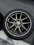 (SET-4) Touren TR94 18X8 5X108 Matte Bronze W/matching Tires 225/40 R18 Inch. Fixed Price $499.99.