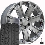 5661 Hyper 20" Wheels, Tires & Tpms Set Fit Cadillac Gmc Chevy. Fixed Price $2110.00.