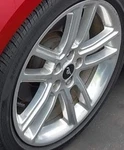 2017 Mustang Oe Wheel 19X8-1/2 10 Straight Polished 5 Split. Fixed Price $197.16.