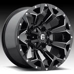 Fuel Assault Gloss Black Milled 17X9 5X4.5 / 5X5 -12MM (D57617902645). Fixed Price $293.25.