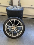 4 Porsche Cayenne Turbo 20" Wheels & Pirelli Winter Snow Tires. Fixed Price $2000.00.