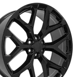 26 Inch Black Snowflake 5904 Rims Set Fits Escalade Sierra Yukon. Fixed Price $1388.00.