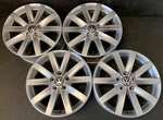 (4) Vw Volkswagen Golf Jetta Gli Wheels Rims + Caps 17" Beetle Passat (audi). Fixed Price $595.00.