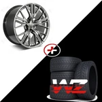 20" Gunmetal Wheels W/tires Fits Chevy Camaro. Fixed Price $1747.90.