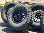 17" 5X127 Jeep Wrangler Jl Gladiator Rubicon Set Of 4 Wheels 35" Tires Rims. Fixed Price $1999.00.