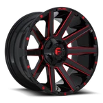 Inch Black Red Wheels Rim Ford F150 Truck 6X135 Lug Fuel Offroad Contra 20X10. Fixed Price $1840.00.