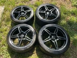 Factory Chevrolet Corvette Wheels Tires Carbon Flash Stingray C8 Genuine Oem Tpm. Fixed Price $1499.00.