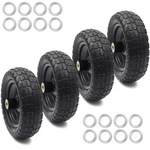 Ar-pro (4-PACK) Replacement Wheels Inch 10" Solid Tire (4-WHEEL), Black. Fixed Price $88.50.