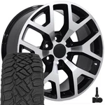 5656 22X9 Machined Oe Rims & 285/45R22 R/t Tires, Tpms Set 6X139.7 31ET. Fixed Price $1980.00.