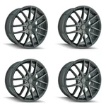Set 18" Touren TR60 18X8 Gunmetal 5X5 Wheels 40MM Rims For Jeep. Fixed Price $999.96.