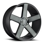 22" Dub 1PC S116 Baller 22X8.5 5X4.5 Matte Black Double Dark Tint Wheel 38MM Rim. Fixed Price $474.00.