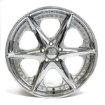 20" Sporza Saga Chrome Wheel 6 Spoke 20X8.5. Fixed Price $200.00.