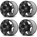 Set 4 XD775 Rockstar 18X9 6X135 6X5.5 Matte Black Wheels 18" 0MM Rims. Fixed Price $1392.00.
