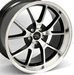 20" Black Machined FR500 Style Wheels 20X8.5 20X10 5X114.3 Mustang S550 S197. Fixed Price $949.00.