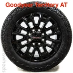 4 New Gmc Sierra 2500 3500 22 Factory Oem Gloss Black Wheels Rims Gdy Tires. Fixed Price $4595.00.