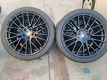 (4) 22X10 Porsche Gloss Black Wheels Rims Pirelli Tires Cayenne Turbo Sport 4S. Fixed Price $4399.00.