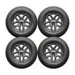 Jeep Wrangler Gladiator 17" Oem Gray Wheels Rims Nexen 245/75R17 Tires 5X127. Fixed Price $700.00.