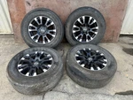 2017 Nissan Titan Xd Pro 4X 275/65 R18 Alloy Wheel Rim Tire Set Oem *flaws 5,8,9. Fixed Price $1000.00.