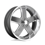 Mag 1PC U11820807345 Wheel Rim Hustler 20X8 5X127 Matte Gun Metal. Fixed Price $492.03.