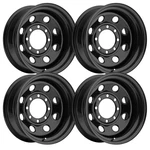 (SET-4) Vision 85H Soft 16X8 5X5 5X127 -12MM Gloss Black Wheels Rims Inch. Fixed Price $370.78.