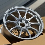 (set Of 4) Volk Racing CE28N-PLUS 17X10 +38 5X114.3 Diamond Silver Wheels. Fixed Price $3920.00.