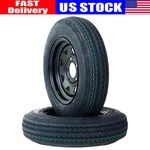 2PCS Trailer Tires On Rims 4.80-12 4.80X12 Ply Lrb 5 Lug Black Spoke Wheel. Fixed Price $108.68.