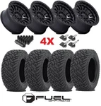 20 Black Fuel Wheel Tire 12.50 Mt M/t 2500 3500 Ram F-250 F-350 New Package. Fixed Price $2695.00.