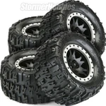 4 Pro-line Trencher Tires Pro-loc All Terrain Mounted X-maxx Xrt PRO10151-13. Fixed Price $159.75.