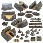 Wwg World War Full Trench System Battlefield Set 28MM WW1 Terrain Scenery. Fixed Price $201.99.